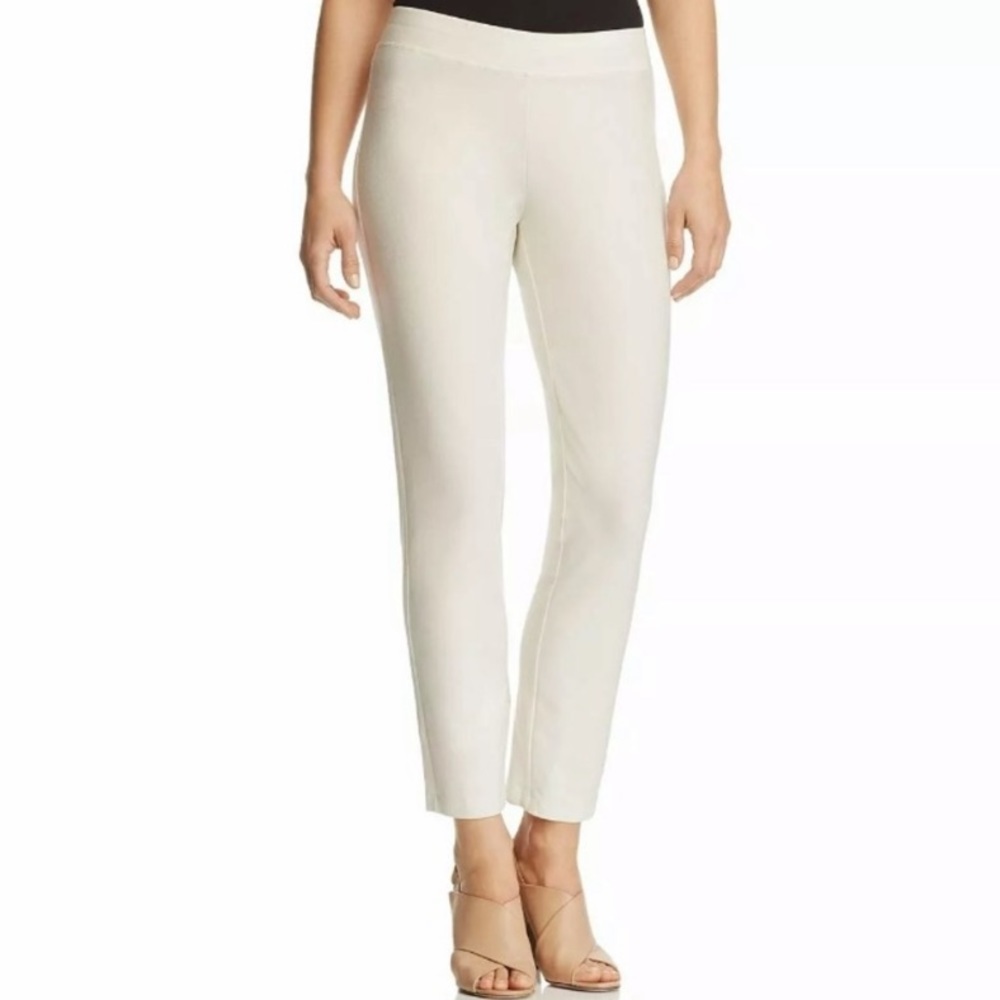 Eileen fisher slim ankle pant cream XS viscose